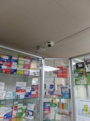 Установка видеонаблюдения в сети аптек ГУП Фармация