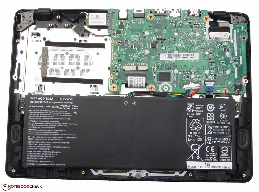 Распайка SATA-разъема на нетбуке Acer ES1-111